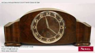 Art Deco Antique Mantel Clock French Clocks for Sale