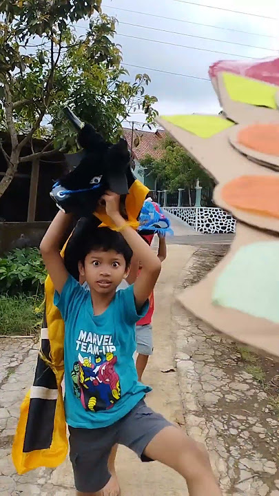 Konvoi barongan mbak tarmi #mainbarongan #barongan #barongsai #barongankardus