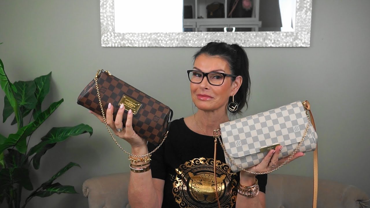 Louis Vuitton Favorite vs Eva Clutch & wimb /Lvlovermj 