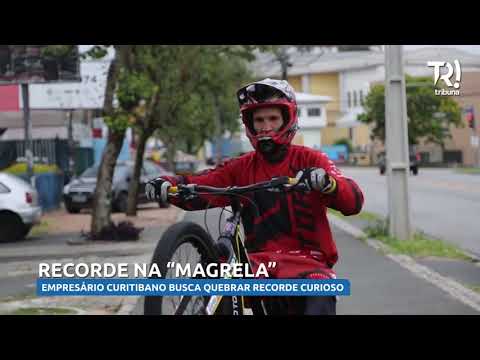 CURITIBANO BATE RECORDE MUNDIAL DE WHEELING RODANDO 12 HORAS NO GRAU -  Mundo Bici