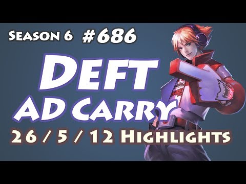 EDG Deft - Ezreal vs Jhin - KT Arrow, KR LOL SoloQ Highlights