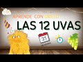 Las 12 uvas con grillo amarillo  hiszpaski dla dzieci la nube