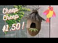Cheap homemade birdhouse idea very simple