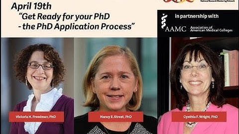 Get Ready for your PhD:  Application process