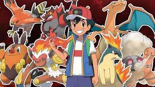 Những Pokemon hệ LỬA đầy Mạnh Mẽ của Satoshi | Ricky Anime