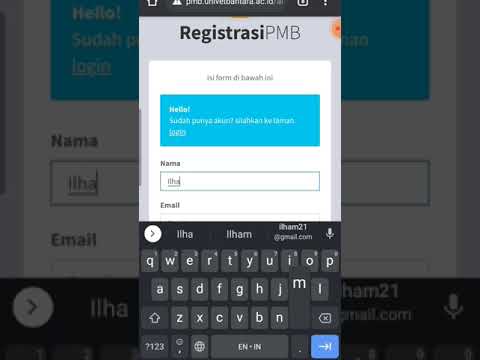 Ilham aditama TUTORIAL PENDAFTARAN MAHASISWA UNIVET