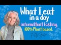 What i eat in a day intermittent fasting vegan women over 50 whatieatinaday veganfood over50