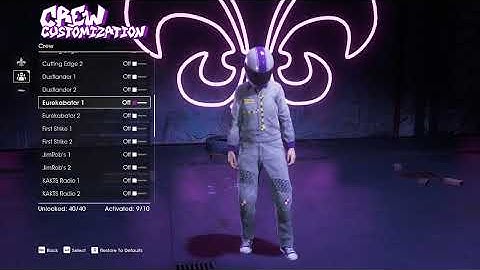 Saints Row (2022) Crew and Friends Customization