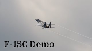 F 15C Demo at Power in the Pines Airshow 2023