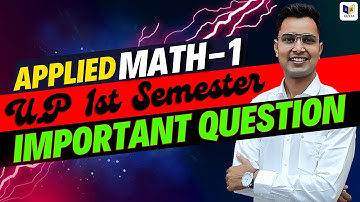 Applied Mathematics-1 imp. Question Solutions for Polytechnic Diploma 1st Semester in English 2023