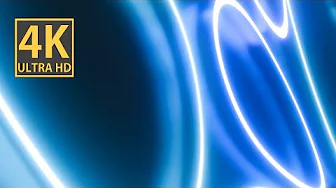 Ambient Relaxing Background Video 4k for TV Metallic Yellow Blue Visual Calming Led Light