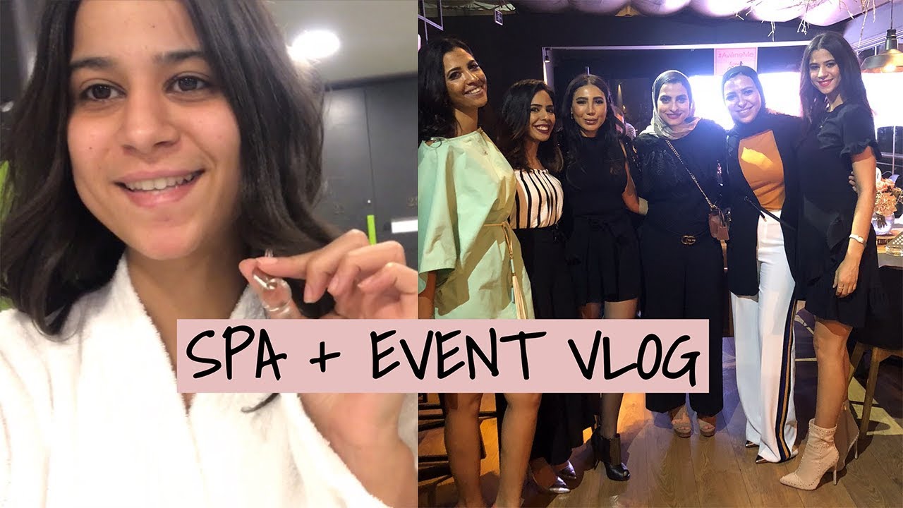 SPA DAY + BEAUTY EVENT VLOG | Dina Dash - YouTube