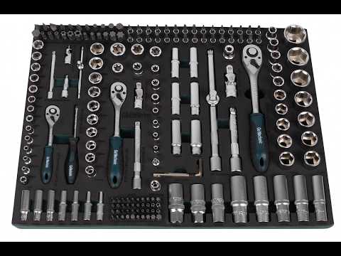 Набор инструментов в ложементе GUT MECHANIC 192 шт. (STS10192), видео 1