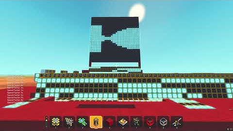 2D raycaster using only logic gates in scrap mechanic!!