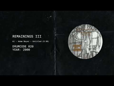 Adam Beyer - A1 Untitled | Drumcode