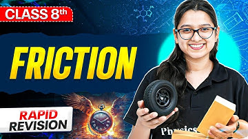 Friction Class 8 ⚡️ || Revision In 10 Minutes || Science