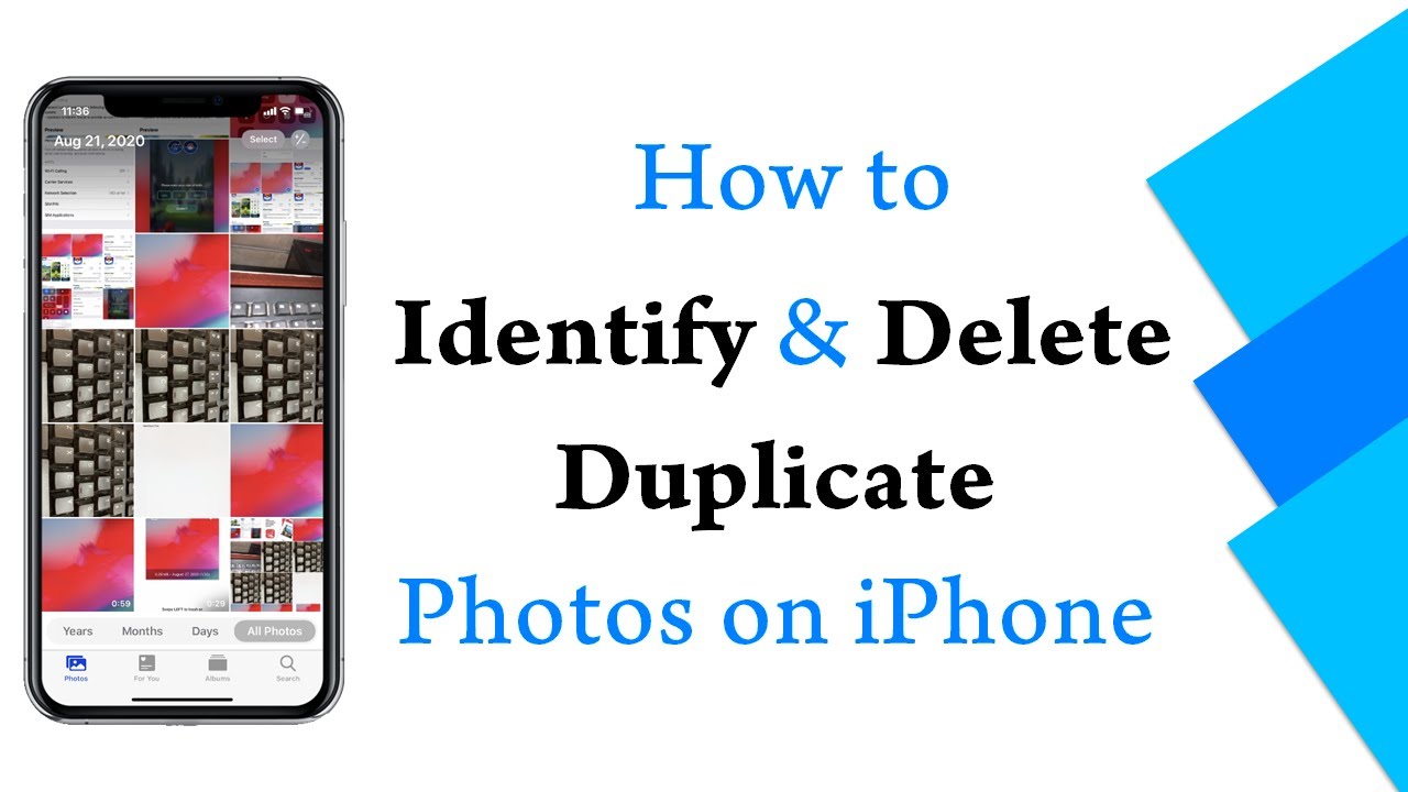 how to delete duplicate photos and videos on iphone ios 13