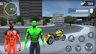 Süper Kahraman Motorsiklet Örümcek Adam - Spider Ninja Rope Hero Newyork City #5 - Android Gameplay