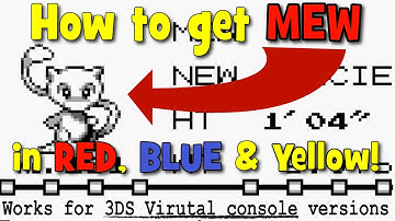 Pokemon Red/Blue Guide: Early Mew Glitch at Cerulean City