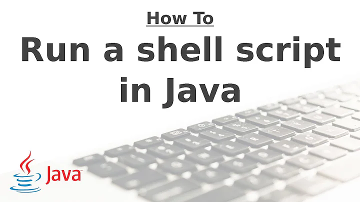 How to run shell scripts in Java