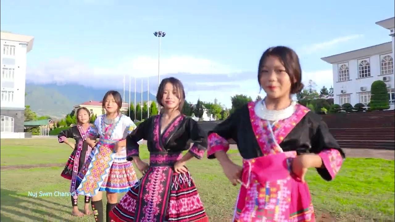 Kuv Nyiam Koj Luag Ntxhi Ntxhais Hmong Dance　ベトナム 少女ダンス