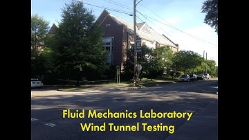 Fluid Mechanics Laboratory Video: Wind Tunnel Testing