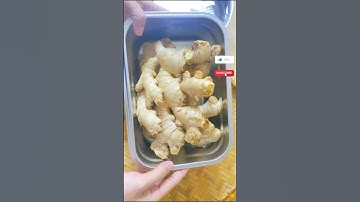 Cách gọt vỏ gừng cấp tốc, gọt cả cân cũng không mỏi tay  #shortvideo #mutgung  #thichanngon