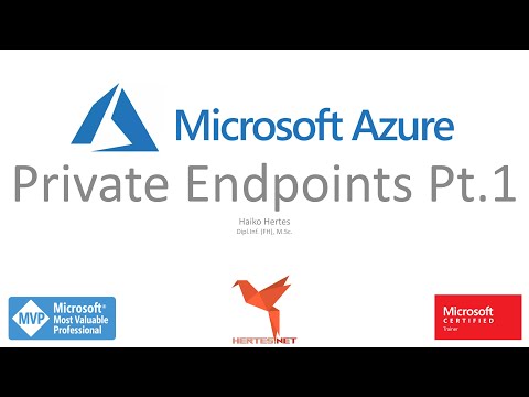 Microsoft Azure ☁️ Private Endpoints Pt.1 (Grundlagen + Konfiguration)