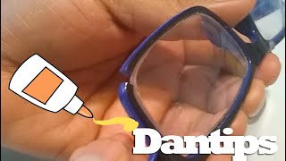 Como pegar tus lentes rotos y que sean mas resistentes - Dantips