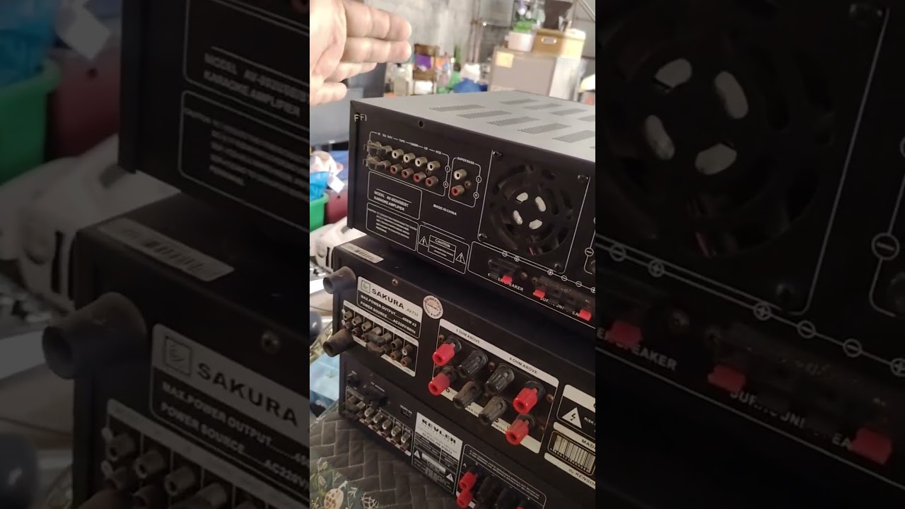 Paano patunugin ng sabay ang tatlong amplifier na walang audio mixer?