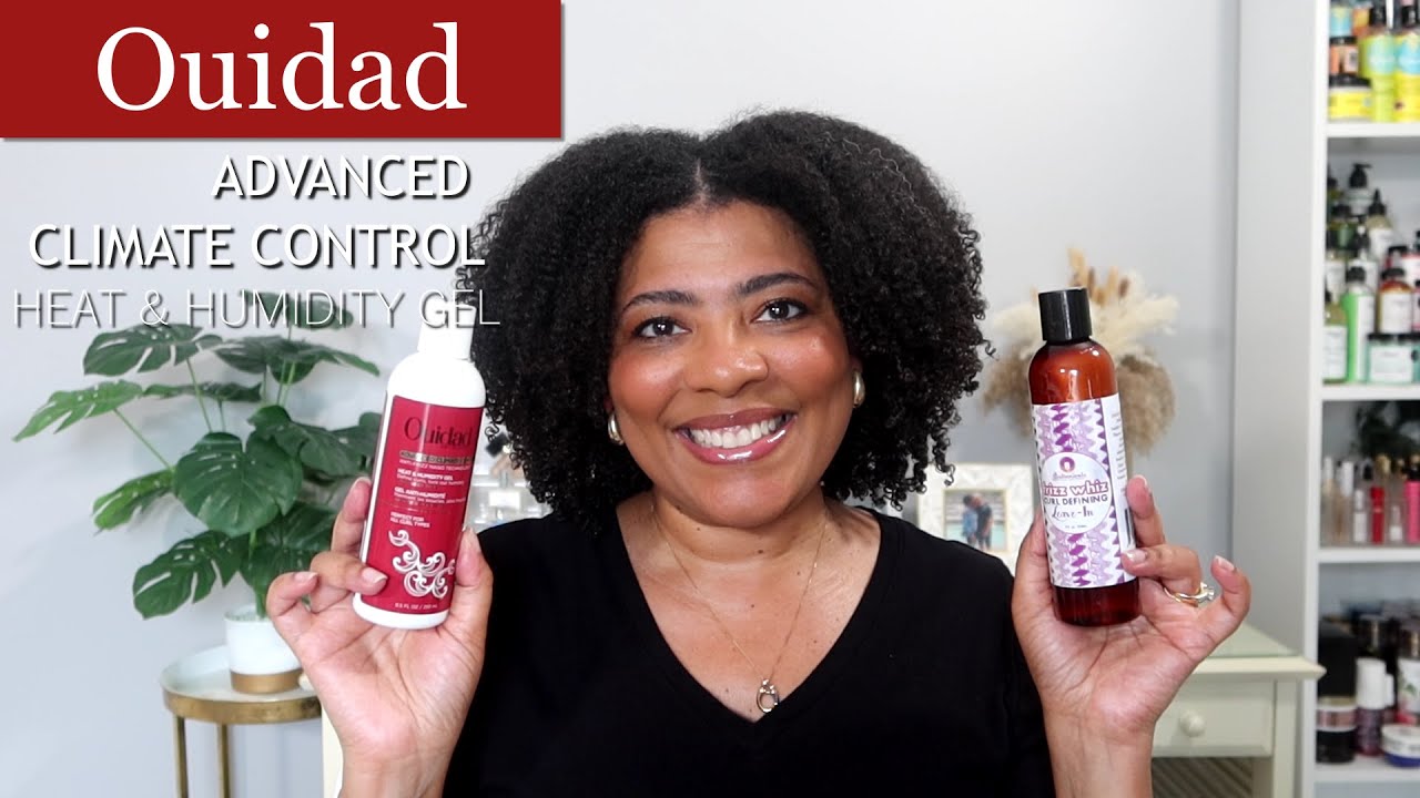WASH N' GO ON TYPE 4 HAIR ft. Ouidad Climate Control Heat & Humidity Strong Hold Gel / NaturalRaeRae