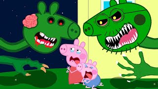 ZOMBIE APOCALYPSE  Mummy Pig & Daddy Pig Turn Into ZOMBIE ?? | Peppa Pig Funny Animation