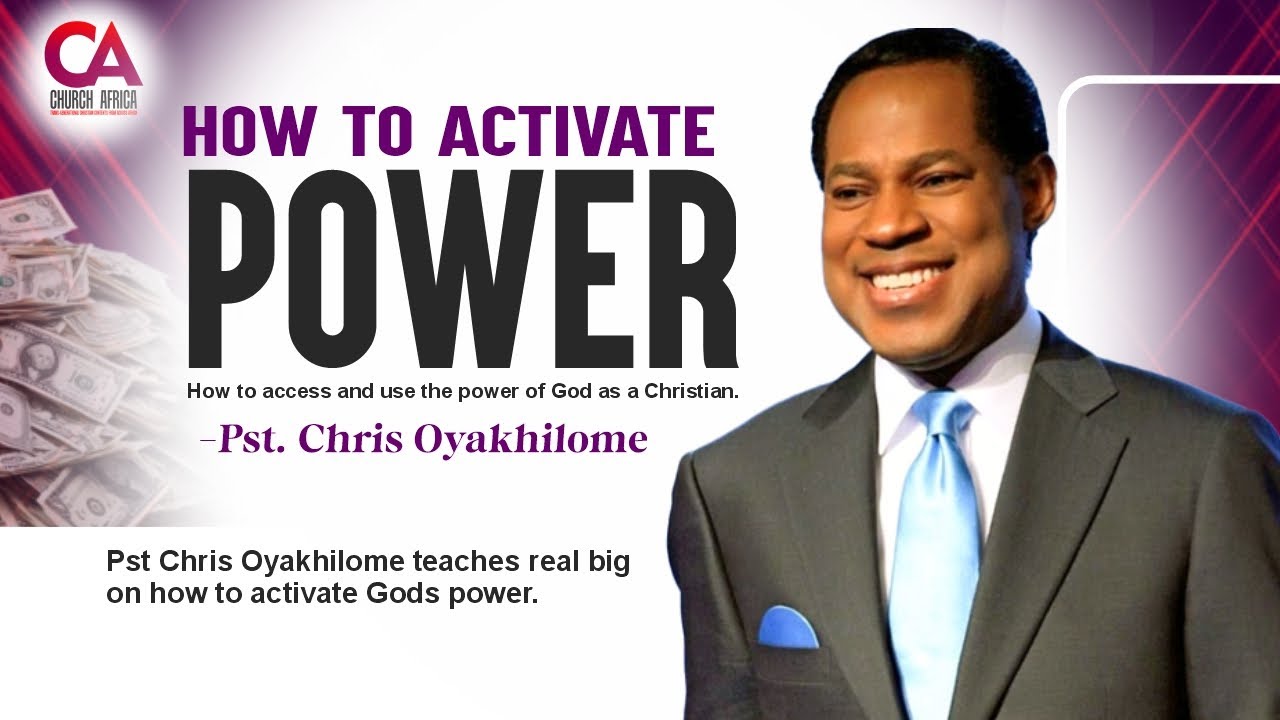 DO THESE TO WALK IN POWER. Pst  Chris Oyakhilome. #pstchrisoyakhilome  #churchafrica