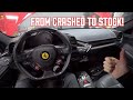 My WRECKED Ferrari 458 has a FINISHED Interior!