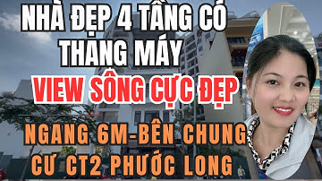 NHÀ ĐẸP 4 TẦNG CÓ THANG MÁY - MẶT TIỀN ĐƯỜNG VÀNH ĐAI 2 - VIEW SÔNG- CHO THUÊ 30Tr/tháng