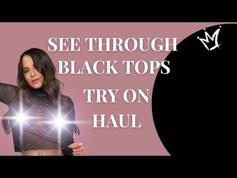TRANSPARENT SHIRT TRY ON Haul No Bra with Mirror View! | Jean Marie Try On