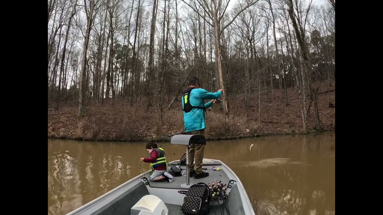 Hard Labor Creek reservoir Bass fishing March 8,2024