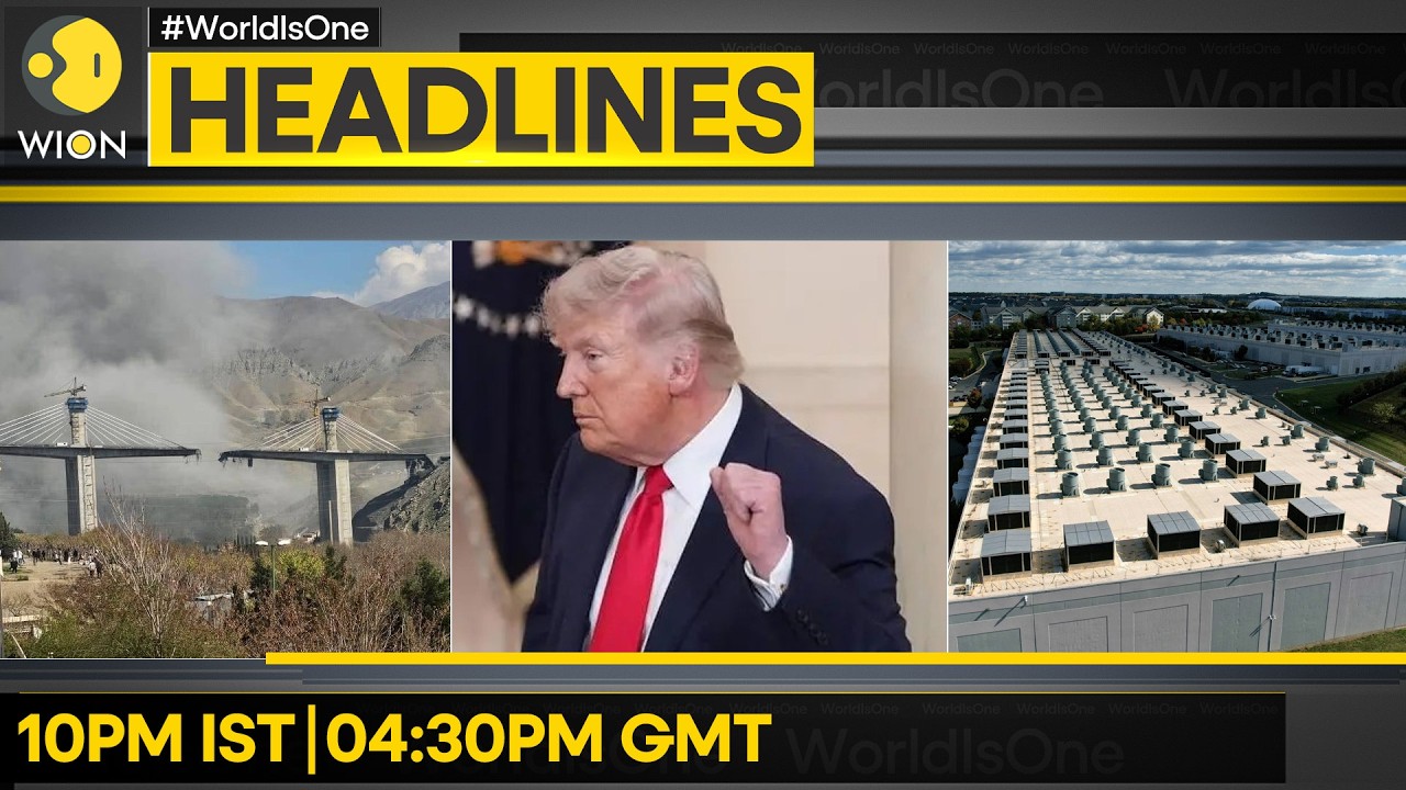 Iran War: IRGC: Targeted Amazon Centre In Bahrain | Bridge Linking Tehran To Karaj Hit |  Headlines