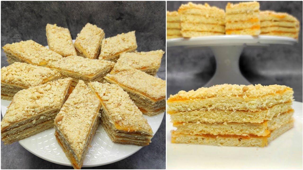 ЖОЗЕФИНА - ПЕСОЧНЫЙ ТОРТ //ВКУСНЫЙ ТОРТ С НЕЖНЕЙШИМИ ПЕСОЧНЫМИ КОРЖАМИ /ԺՈԶԵՖԻՆԱ - ջեմով համեղ տորթ