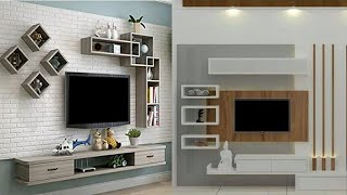 DIY wooden TV wall unit design ideas| latest TV wall unit design ideas| 2023 special TV wall units