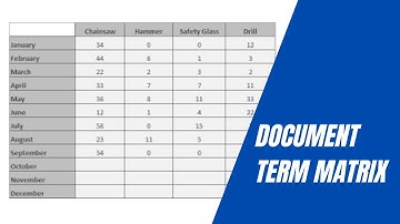 Document Term Matrix