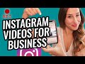 How to Make INSTAGRAM VIDEOS For Business