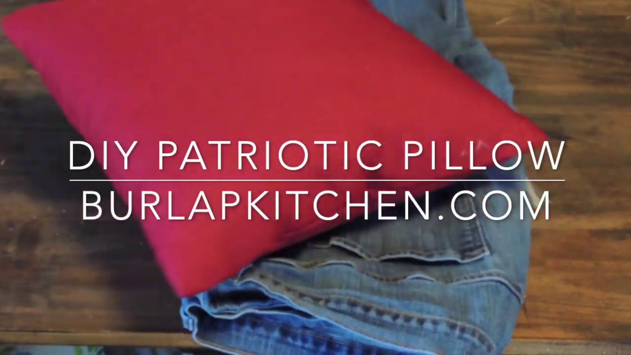 DIY Patriotic Pillow YouTube