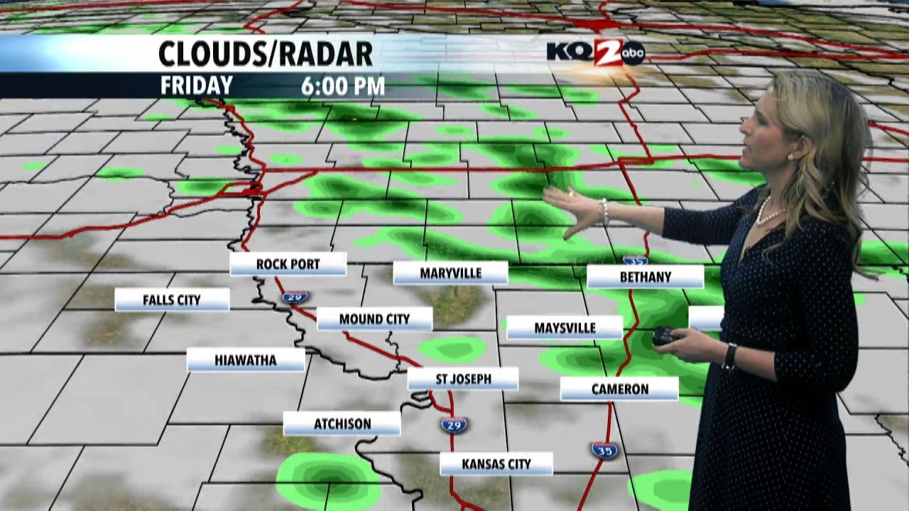 Rain chances moving back in for our Friday - YouTube