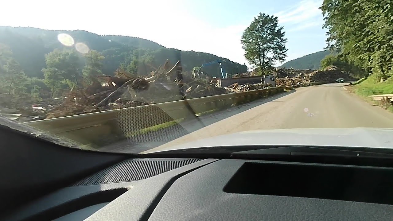 #15 Ahrtalhochwasser - Eindrücke B257 zwischen Hönningen und Kreuzberg - vom 12. August 2021