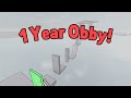 1 year obby record in roblox time records