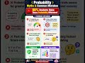 Probability Myths & Common Mistakes || 🚨 90% of Students Make These Probability Mistakes!