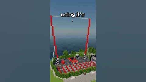 Working DIVE COASTER In Minecraft! #minecraft #minecraftbuild #themepark