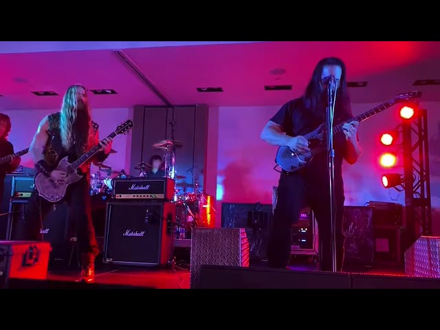 The mighty Zakk Wylde and John Petrucci on stage together for the 1s time #zakkwylde #johnpetrucci class=