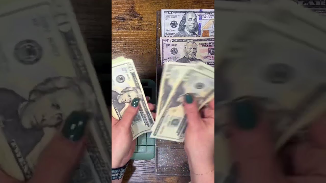  ASMR Cash Counting Cashstuffing Asmr Cashenvelopes Budgeting Cashenvelopesystem